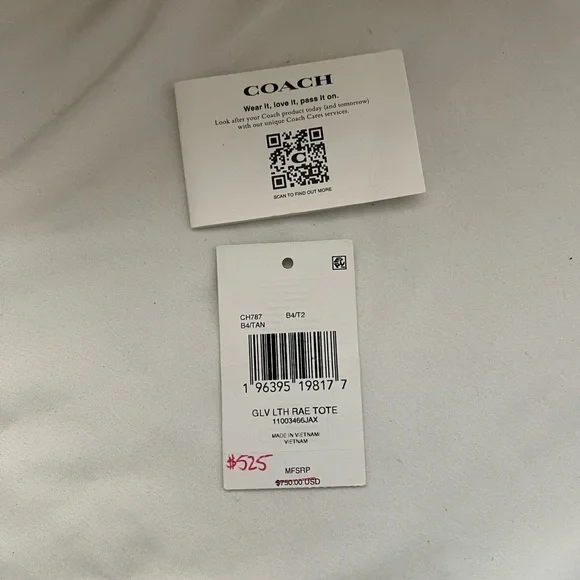 Coach Rae Tote in Tan - Picture 4 of 4